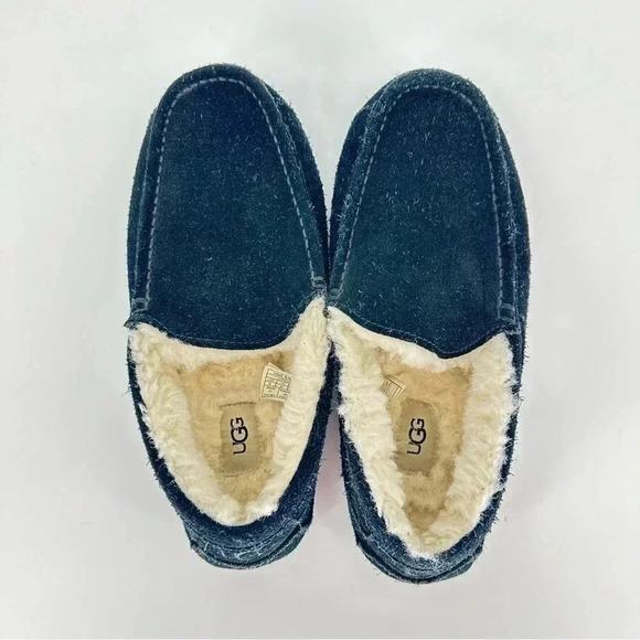 UGG Ascot slippers suede with shearling lining - Picture 3 of 7